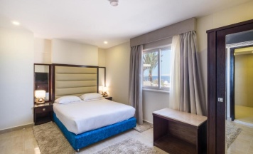 Семейный люкс с балконом и с видом на море в Seagull Beach Resort Families & Couples Only - All Inclusive