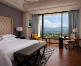 Люкс с красивым видом из окна в Отель Hilton Dushanbe