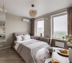Veranda -  2х местные апартаменты-студия у Ботанического сада (13 этаж) в Smart Lofts Moscow