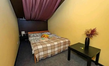 Двухместный номер Уютный Мансарда двуспальная кровать в Мой Питер