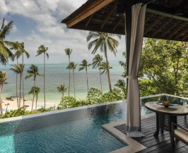 Двухместная Вилла с бассейном Oceanfront двуспальная кровать в Four Seasons Resort Koh Samui