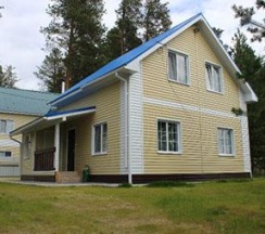 2-комнатный коттедж стандарт с 3 односпальными и 1 двуспальной кроватью в Регион 86