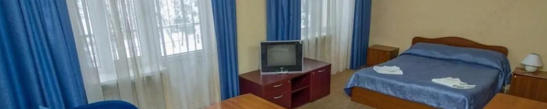 Номер стандарт с 1 двуспальной кроватью в Березка