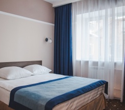 Двухкомнатный люкс с кухней и кроватью размера King-size в Time hotel