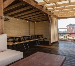 BarnHouse №6 (оснащение дома, стоимость банного чана и бани см. Подробнее) в Dacha