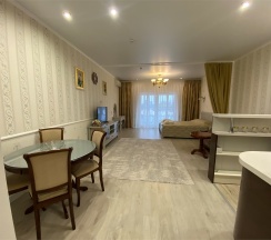 Апартаменты-студио с балконом для четверых в Лиенталь