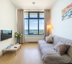 Двухкомнатные апартаменты с видом на море (2-5 этаж) в Real Apartments Sochi