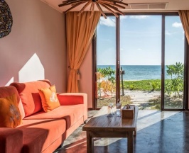Двухместный дом Beach oceanfront 2 отдельные кровати в Natai Beach Resort
