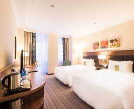 Двухместный номер 2 отдельные кровати в Hilton Garden Inn