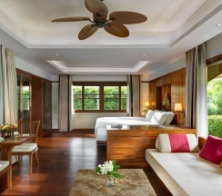 Двухместная вилла Deluxe с видом на сад двуспальная кровать в Отель Santiburi Koh Samui