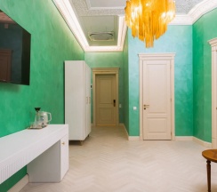 Двухместный люкс с 2 комнатами (двуспальная кровать) в Skyline Plaza Hotel