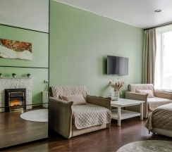 Улучшенный двухместный номер Делюкс с двуспальной кроватью в Наш