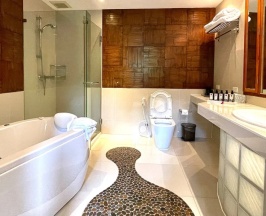 Двухместный люкс Penthouse двуспальная кровать в Mom Tri's Villa Royale