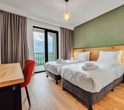 Двухместный номер Front View Standard 2 отдельные кровати в Intourist Kazbegi