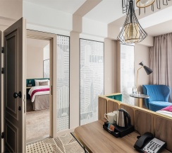 Номер Classic, с видом на город - с двуспальной кроватью в Mercure