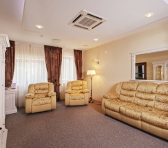 Двухместный люкс двуспальная кровать в Отель Виктория на Замковой