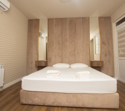 Номер люкс двухуровневый с 1 двуспальной кроватью в Пегас