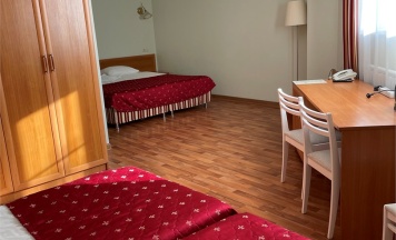 Стандартный трехместный номер с 3 раздельными кроватями в Луч