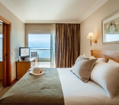 Люкс Deluxe с балконом и с видом на бассейн в Hotel Aria