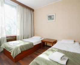 эконом с двумя односпальными кроватями в Юность