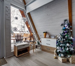 Aframe White | Банный чан на территории в Берёзовая роща