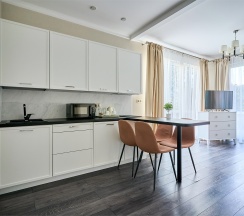 Люкс с террасой и видом на город и море в IL Punto