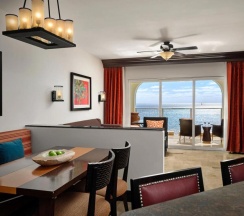 Двухместная вилла Deluxe c 1 спальней с видом на океан двуспальная кровать в Hyatt Vacation Club at Sirena del Mar