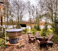 Этнодом в современном русском стиле в А у реки