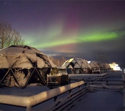 Дом-сфера Премиум с панорамной ванной в Резиденция Северное Сияние