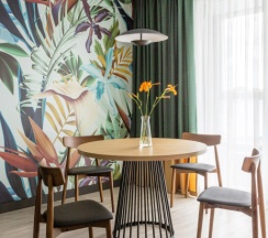 Апартаменты Superior с балконом и с видом на парк в Apartments Malina Baden Studio Color