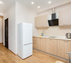 Делюкс апартаменты с балконом и видом на горы в Alba inn apartments