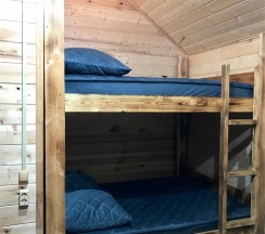 Шале 4. Четырёхместный номер комфорт с видом на горы в Белый волк