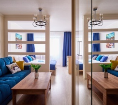 1-комнатные апартаменты стандарт в Tolstoy Apart (Толстой Апарт) на улице Ложевая