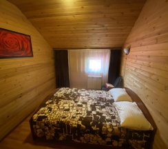 Номер эконом стандарт с 1 двуспальной кроватью (мансарда) в Кривцово