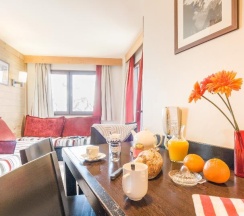 Четырёхместная студия с балконом в Résidence Pierre & Vacances Avoriaz Saskia Falaise