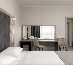 Делюкс с кроватью «King-size» в Parallel Congress by Stellar Hotels Krasnodar