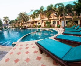 Двухместный номер Superior с видом на бассейн 2 отдельные кровати в The Green Beach Resort