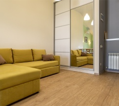 Апартаменты Люкс (Однокомнатный 2-х местный номер c кухней без балкона) в Odeon