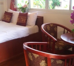 Двухместное бунгало двуспальная кровать в Ao Thai Resort