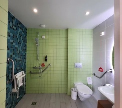 Номер Standard для маломобильных – двуспальная кровать в ibis Budget Москва Панфиловская