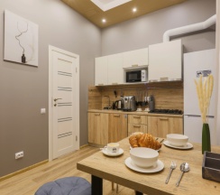 Двухместные апартаменты (двуспальная кровать) в Апартаменты J&N Apartments Ленина 18