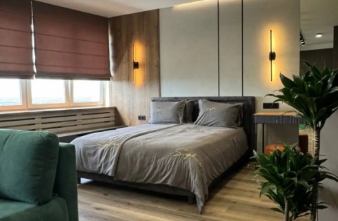 Нижний Новгород: Апартаменты Апартаменты Sensum Deluxe с панорамным видом на Оку