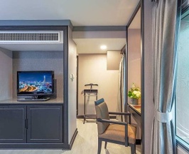 Двухместный номер Space Zone Deluxe двуспальная кровать в Baiyoke Sky Hotel