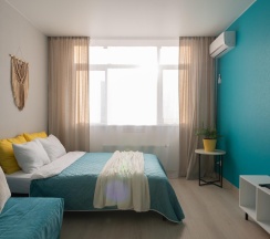 Апартаменты студия Бирюза ApartaMIA в Семейный уголок