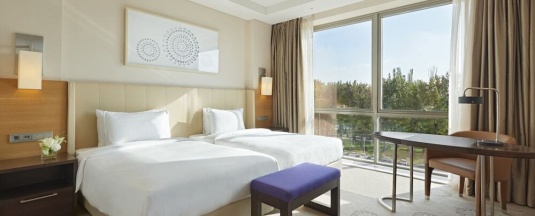 Двухместный номер клубный 2 отдельные кровати в Hyatt Regency Tashkent