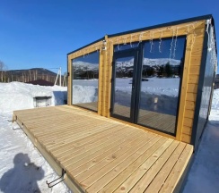 Четырёхместный коттедж Superior c 1 комнатой в Снежный Барс