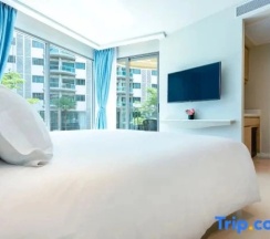 Четырёхместный номер Deluxe с видом на океан в Centara Sonrisa Residences & Suites Sriracha