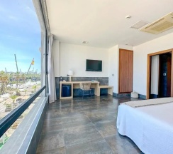 Двухместный люкс с видом на море (двуспальная кровать) в El Coso Hotel
