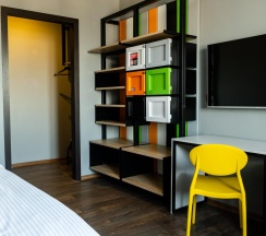 Номер стандарт с 1 двуспальной кроватью в Laska hotel