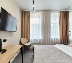 Бюджетный номер с видом на крышу в Mix Hotels Nevsky 47